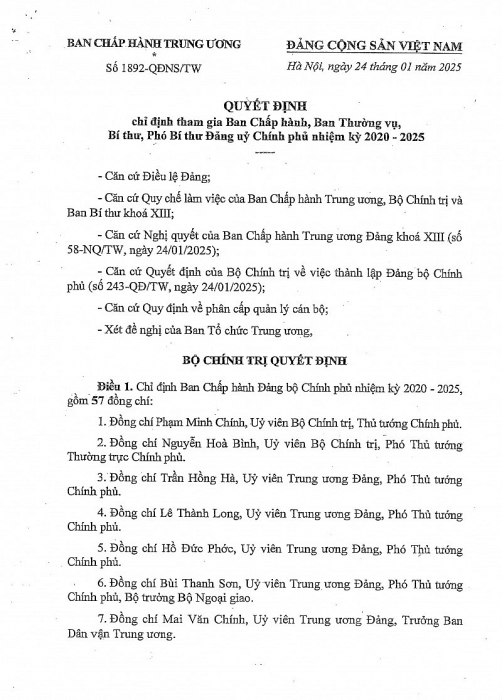 bo chinh tri chi dinh dc nguyen quoc viet bi thu du chu tich hdtv vicem tham gia bch dang bo chinh phu