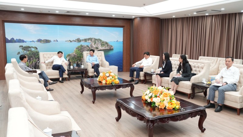 Bí thư Đảng ủy, Chủ tịch Hội đồng thành viên VICEM gặp và làm việc với Bí thư Đảng ủy, Chủ tịch Hội đồng thành viên TKV