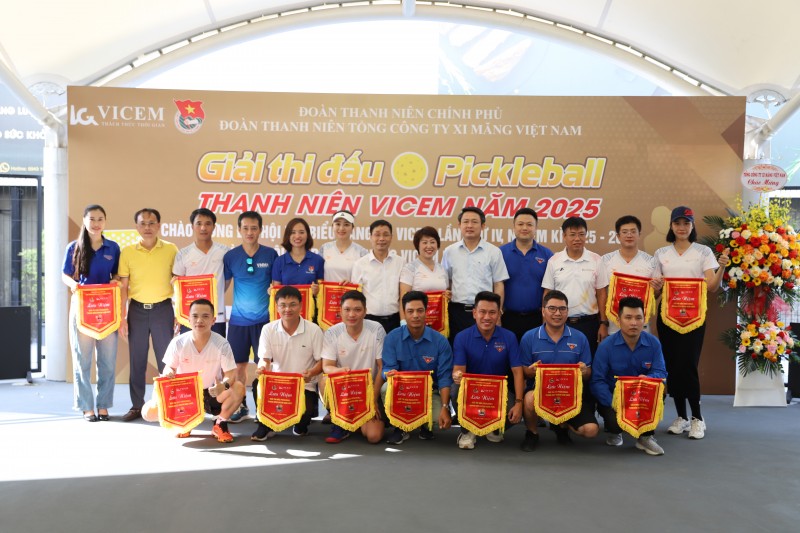 Đoàn Thanh niên VICEM tổ chức giải Pickleball năm 2025