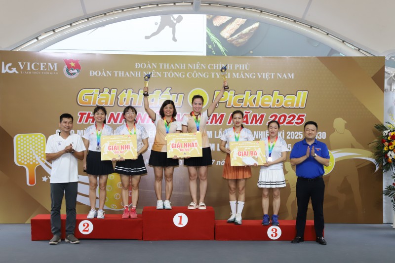 doan thanh nien vicem to chuc giai pickleball nam 2025