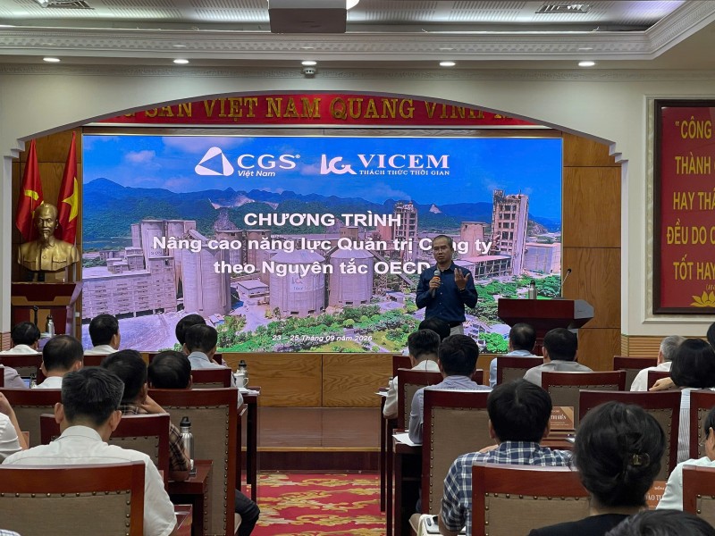 VICEM tổ chức khóa đào tạo chuyên sâu về quản trị công ty theo nguyên tắc OECD vicem to chuc khoa dao tao chuyen sau ve quan tri cong ty theo nguyen tac oecd